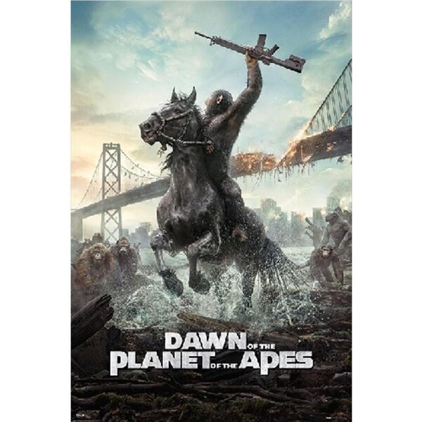 Fox Dawn Of The Planet Of The Apes Poster Room Wall Decor Display 91x61cm