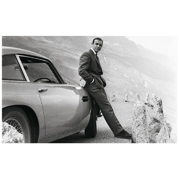 Impact Merch James Bond Connery & Aston Martin Poster Wall Decor 61x91cm