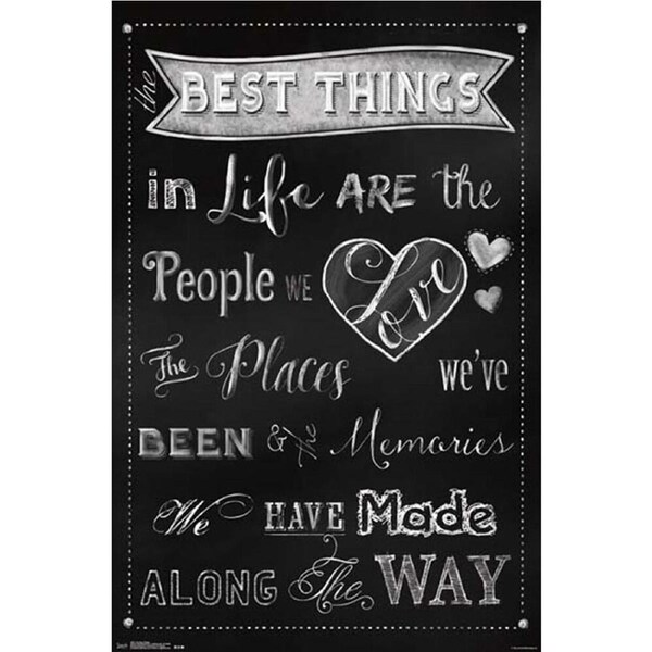 Impact Merch The Best Things Poster Home/Room Wall Decor Display 86x57cm