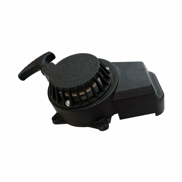 TDR Black Alloy Pull Start Starter for 2-Stroke 43cc 47cc 49cc Pocket Rocket Mini Dirt Bike ATV Quad Scooter, Durable Aluminum Cog