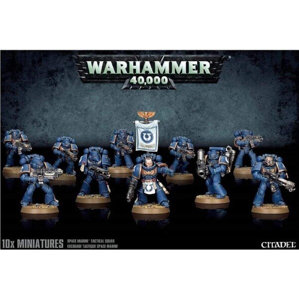 Warhammer 40K - Space Marines - Tactical Squad (Boxed)