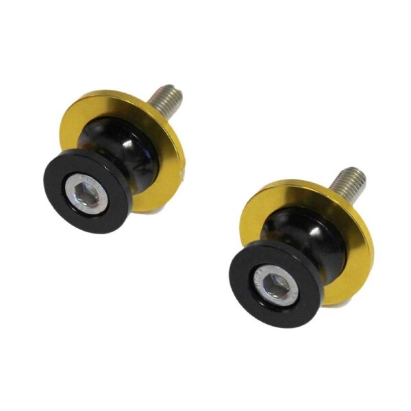 TDR Gold 6MM Rear Swingarm Motorcycle Spool Sliders Swing Arm Stand Bobbins RSV1000 FZ1 FZ8 MT-03 MT-09 TDM900 YZF R1 YZF R6