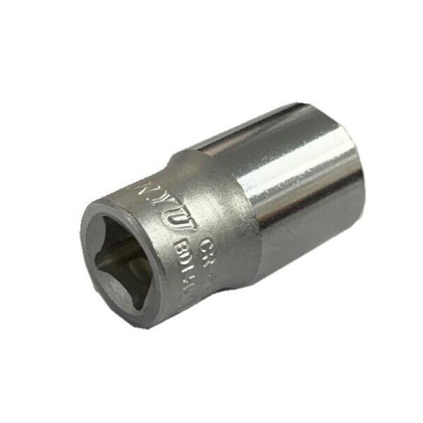 TDR Standard Socket 3/8 Inch, 3/8" Drive 13mm Metric MM, 6 Point Single Hex Deep Socket