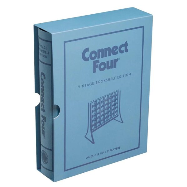 Connect 4 Vintage Bookshelf Edition