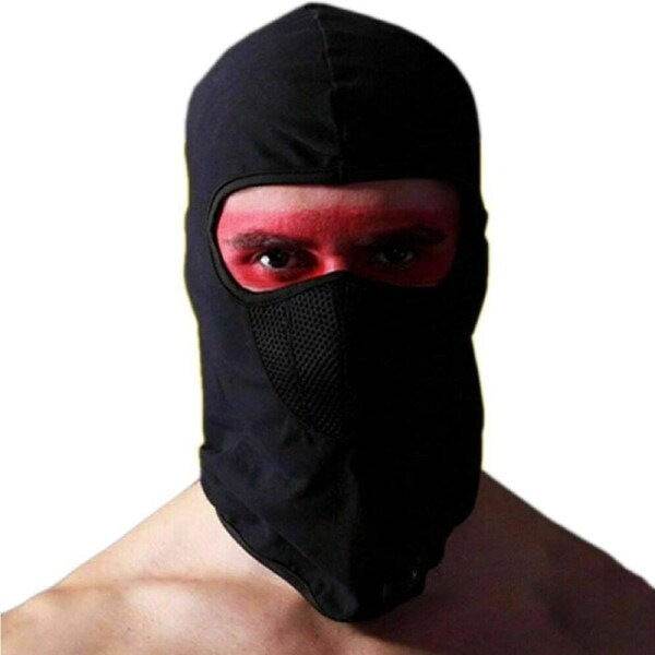 TDR Full Face Mask for Sports, Outdoor Motorcycle, Cycling, Skiing, Breathable Protection, Ideal for Games, Paintball, Hunting, All-Year Use
