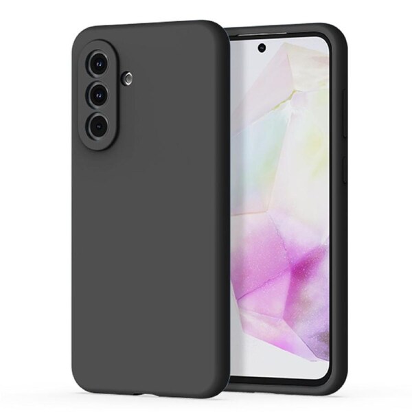 ZUSLAB Galaxy A36 Case Nano Silicone Shockproof Gel Rubber Bumper Protective Cover for Samsung (2025) - Black