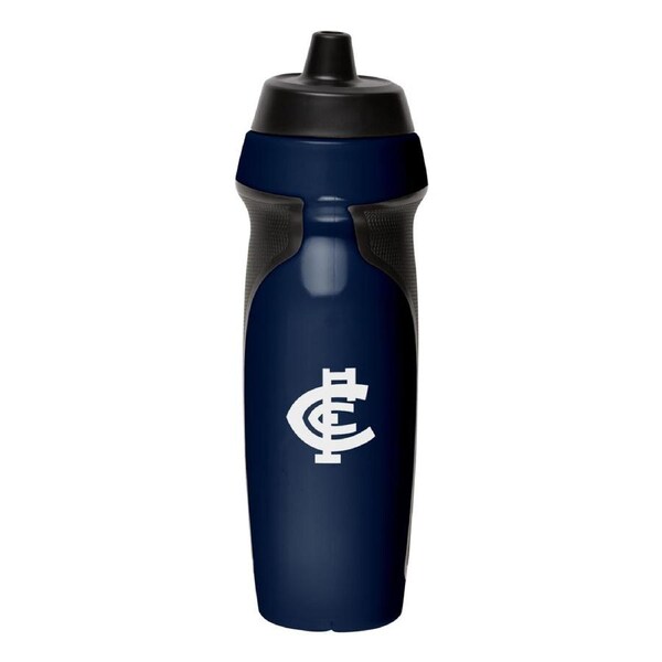 Carlton Blues AFL 2025 Sports Drink Water Bottle with Rubber Grip