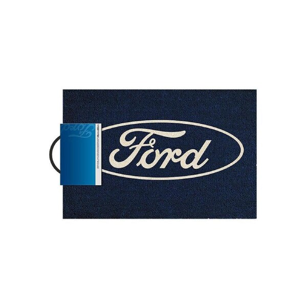 Ford Logo Doormat 40x60cm Home Frontdoor Durable Rectangle Rug/Mat Blue