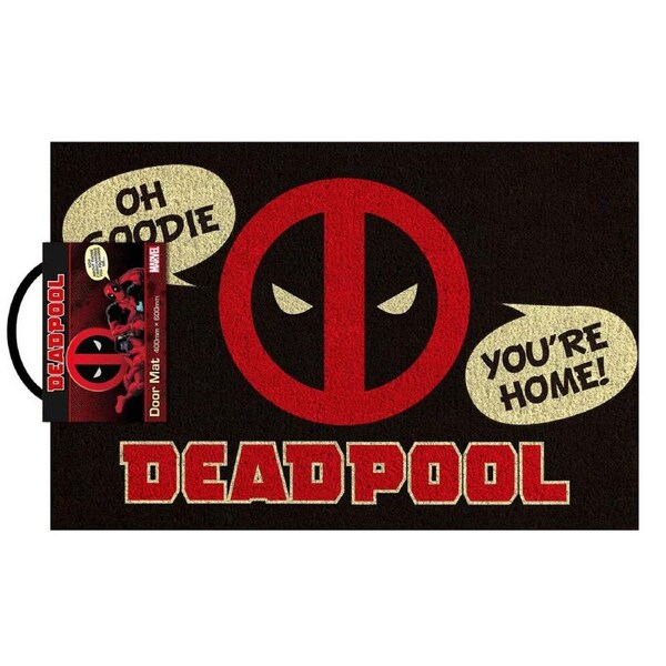 Marvel MCU Deadpool Oh Goodie Doormat 40x60cm Home Frontdoor Durable Rug/Mat