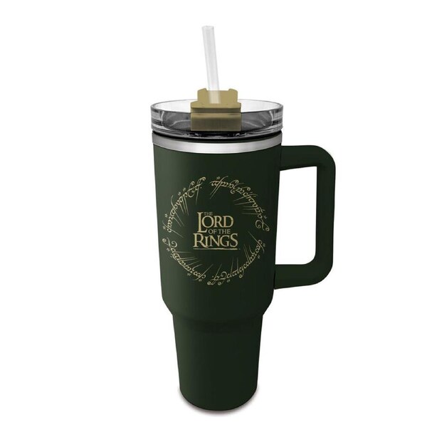 Lord of the Rings Elvish Inscription 40oz Insulated Tumbler 14.2x27.2cm Green