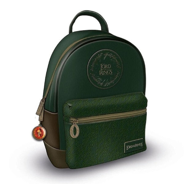 Lord of the Rings The Ring Fashion Backpack Kids Travel Bag Green 44x31cm
