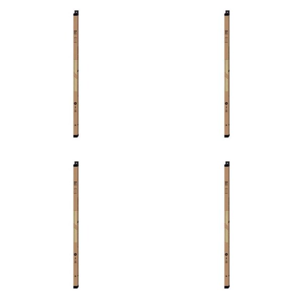 4PK Impact Merch Wooden Magnetic Art Hangers 25x92cm Print Holder Natural Boxed