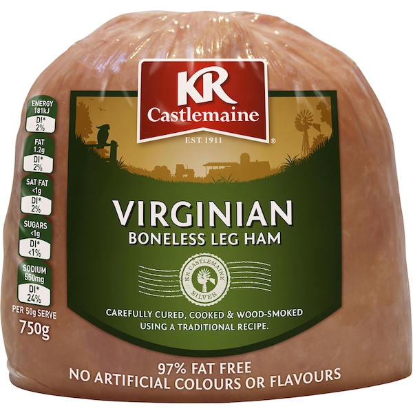 KRC Virginian Ham Boneless 750g