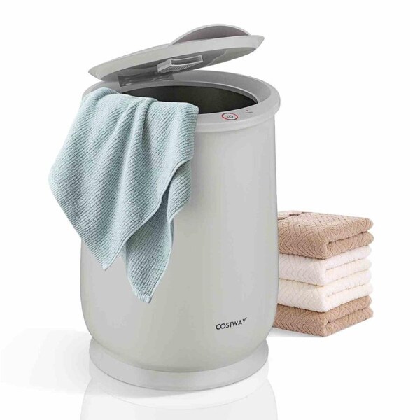 Costway 21L Bucket Style Portable Towel Warmers Bathroom Auto Shut off Heated Rail w/Fragrance Holder
