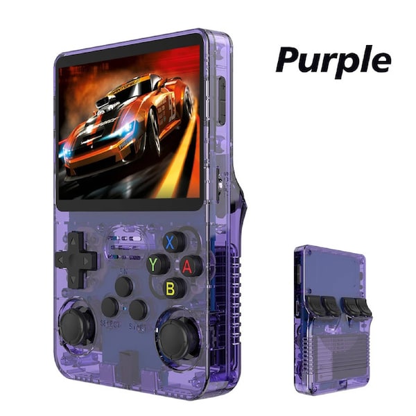 Retro Handheld Video Game Console 128G 20000+ Games purple