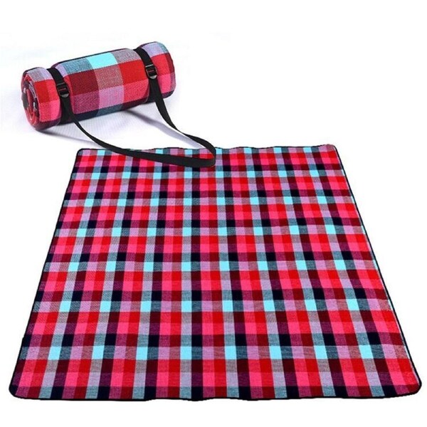 Large 3mx3m Picnic Blanket Mat Cashmere Waterproof Rug Outdoor Camping