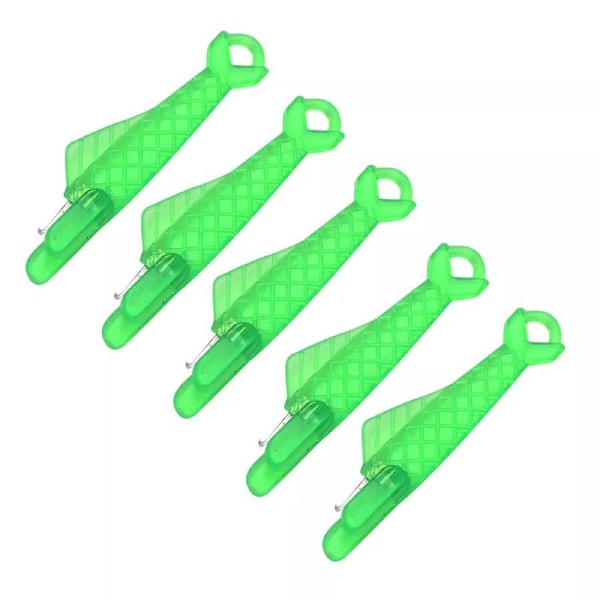 Needle Threader Tools 5PCS Sewing Machine Stitch Insertion Green