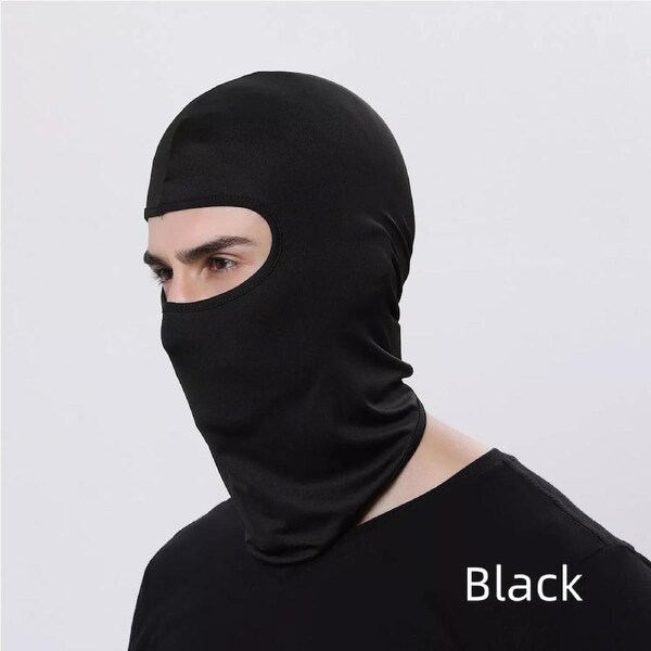 Black Windproof Outdoor Scarf Motorcycle Cycling Face Balaclava Mask