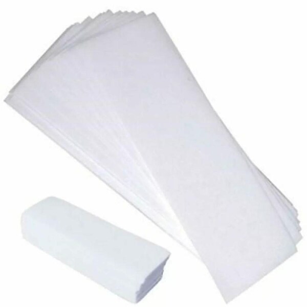 Waxing Papers Cut Disposable 70gsm Wax Pre-Cut Strips Pack Non Woven 100x