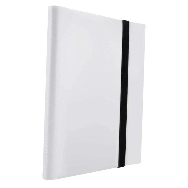 9-Pocket Trading Card Album Folder Trading Card Binder Premium 360 Cards White