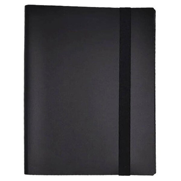 9-Pocket Trading Card Album Folder Trading Card Binder Premium 360 Cards Black