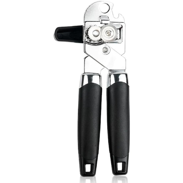 Manual Heavy Duty Can Opener 3-in-1 Can Bottle Opener Classic Stainless Steel