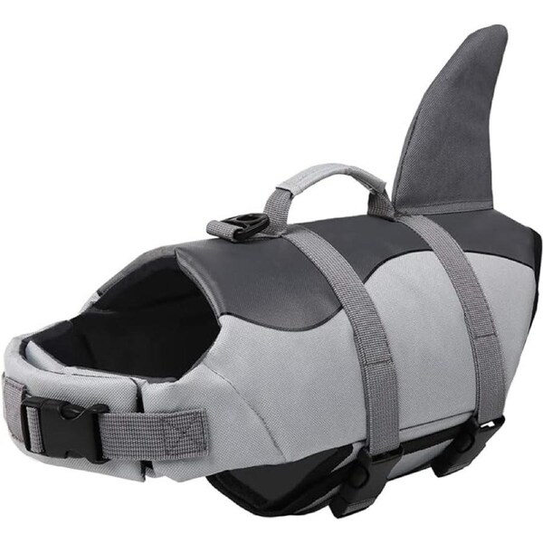 Swimming Boating Float Dog Life Jacket Pet Vest Aid Buoyancy Lifesaver