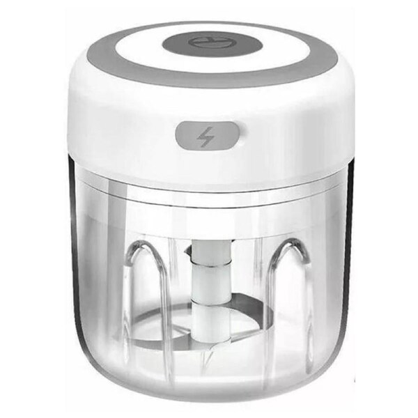 Blender Crusher Vegetable Chopper 250ML Electric Garlic Food Grinder White