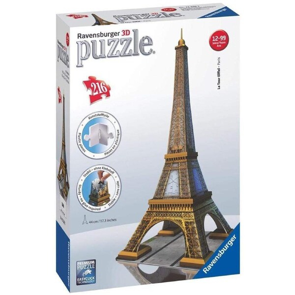 3D Puzzle - La Tour Eiffel (216pc) Ravensburger
