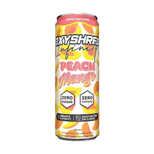 Oxyshred Infinity Peach Mango 355ml x 12