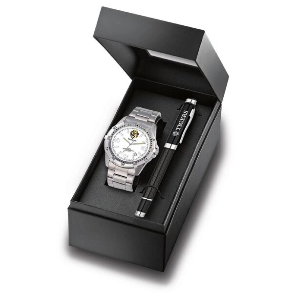 AFL Watch & Pen Gift Set - Richmond Tigers - Stainless Steel