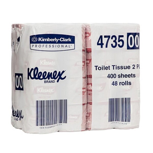 Kleenex Deluxe Toilet Tissue 2 Ply 48 Rolls x 400 Sheets (4735)