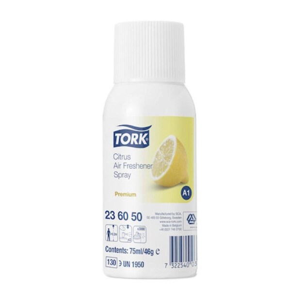Tork Citrus Air Freshener Spray A1 System 75ml (TK236050)