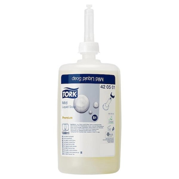 Tork Mild Liquid Soap S1 System 6 Cartridges x 1 L (420501)