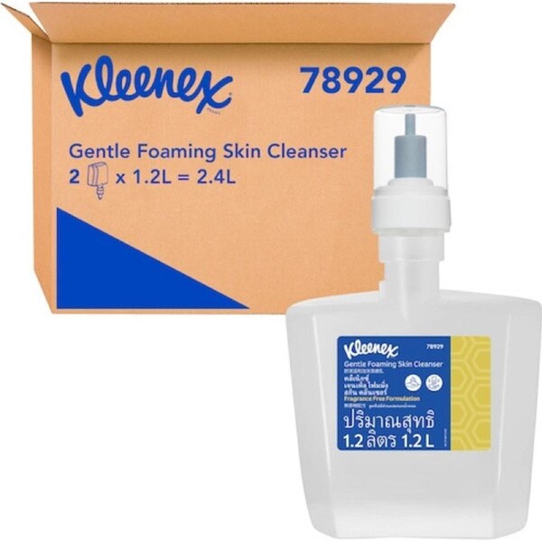 Kleenex Gentle Foaming Skin Cleanser 2 x 1.2 Litre (78929)