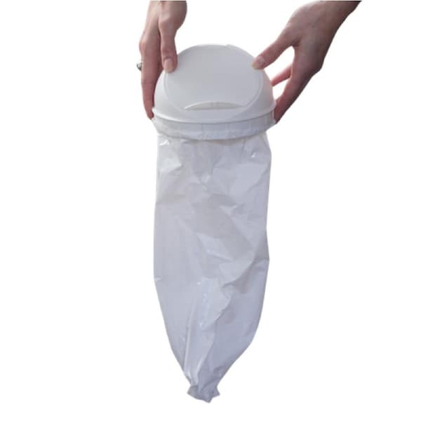 Medium Terracyclic Biodegradable Lid & Bag Set 13L White 10/Pack
