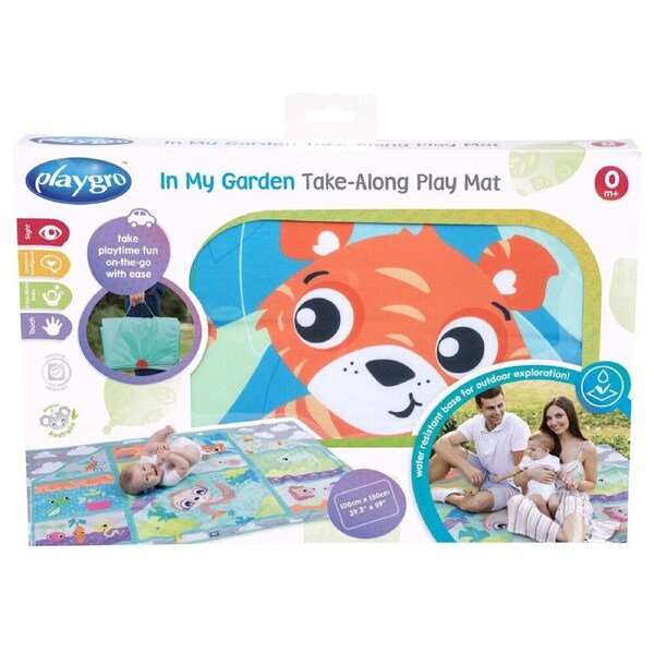 Playgro In My Garden Take-Along Baby/Kids 150cmx100cm Portable Play Mat 0m+