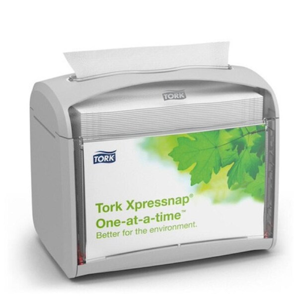 Tork Xpressnap Tabletop Napkin Dispenser Grey N4 System (62341)