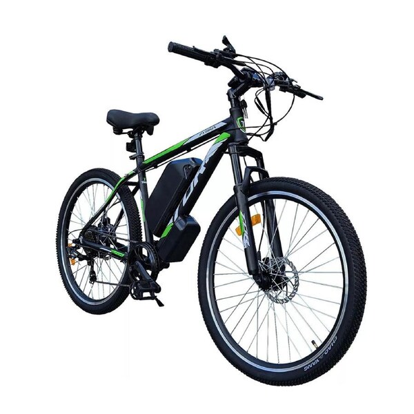 TDR 29" Electric Mountain Bike 48V 500W Rear Gear Hub Motor 15AH Lithium Battery Hydraulic Disc Brakes LCD Display Pedal Assist Twist Throttle Alloy Frame Off-Road eBike
