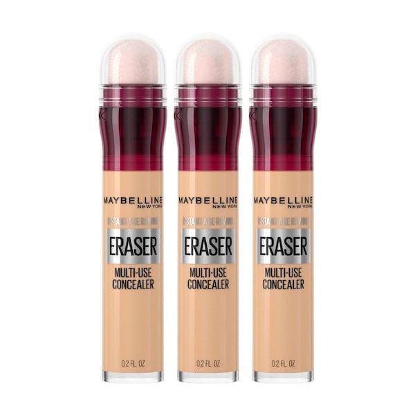 3 x Maybelline Instant Age Rewind Eraser Multi-Use Concealer 6mL - 130 Medium