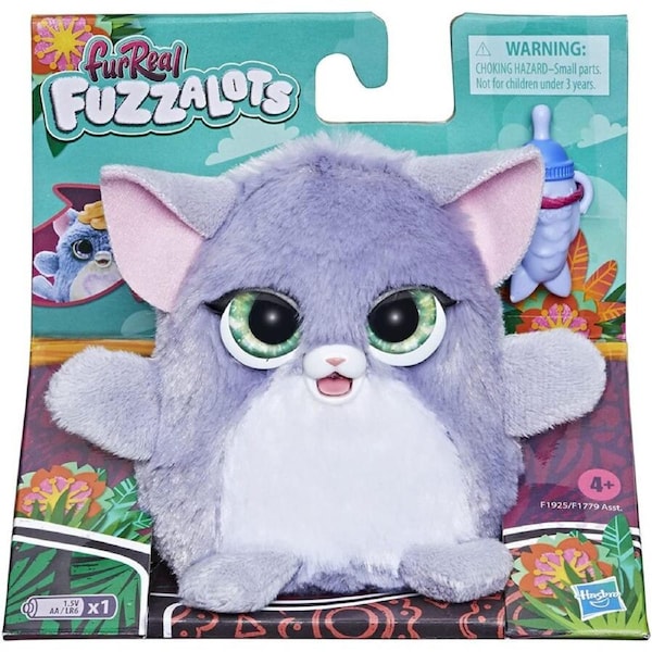 FurReal Fuzzalots Kitty Color-Change Interactive Feeding Toy
