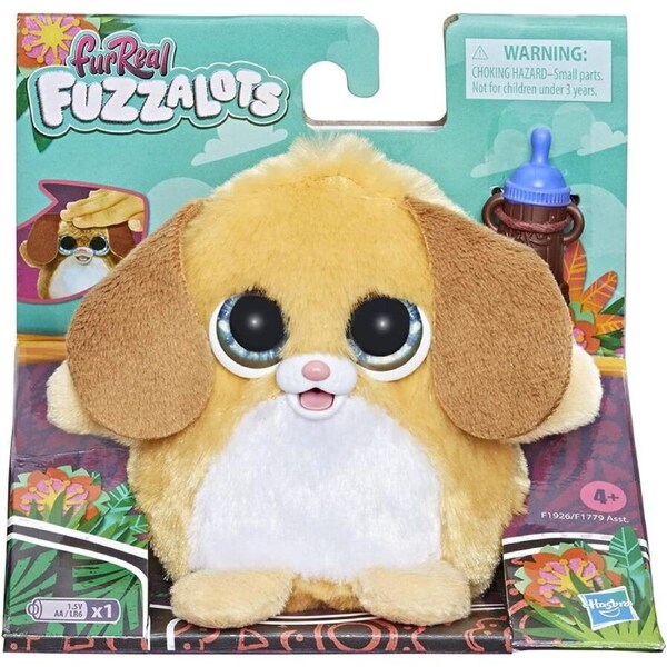 FurReal Fuzzalots Puppy Color-Change Interactive Feeding Toy