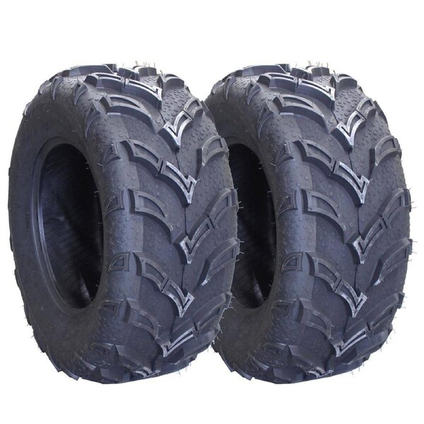 TDR 2pcs 25 x 10 - 12 12 inch Tyre for 300cc 400cc 450cc 500cc 600cc 650cc 700cc 454cc 2WD/4WD ATV UTV QUAD Tire 12"
