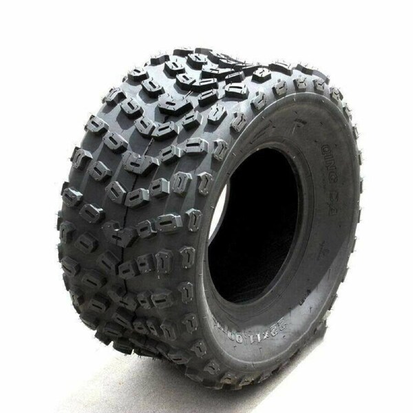TDR 22x11-10 Inch Knobby ATV UTV Buggy Ride-On Mower Tire for 150cc-300cc - Off-Road Tread - 1 Piece