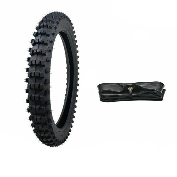 TDR 70/100-17 17 inch Knobby Front Tyre Tube for Motocross Trail Pit Dirt Bike Tire