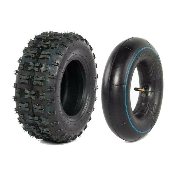 TDR 13x5-6 Tyre Tire and Tube Set for 6 Inch Rim Ride On Mower Go Kart ATV Quad Scooter 2PLY Knobby Tubeless
