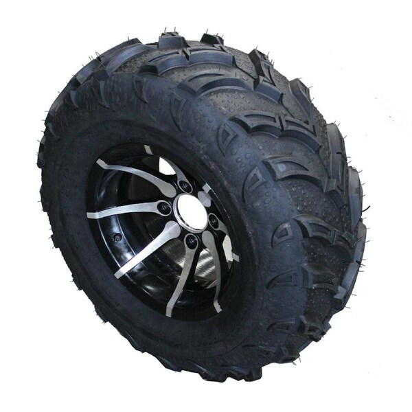 TDR 25X10- 12" inch Rear Back ALLOY Wheel Rim Tyre Tire Fit 300cc 400cc 450cc 500cc 600cc 650cc 700cc Quad Dirt Bike ATV Buggy