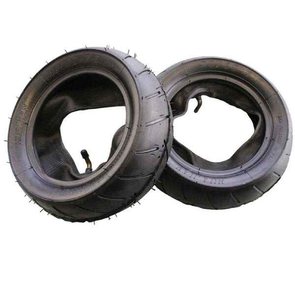 TDR 90/65-6.5 and 110/50-6.5 Tyres with Tubes for Mini Petrol Scooter Pocket Bike 49cc