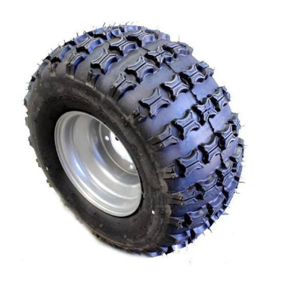 TDR 18x9.5-8" Rear Wheel Tubeless Knobby Tyre + Rim for ATV, Quad, Buggy, Ride on Mower