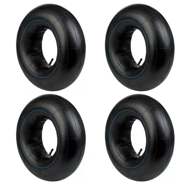 TDR 4pcs 7 Inch Inner Tube for 16x8-7 Tire, Compatible with Quad ATV Buggy Kart, Bent Valve